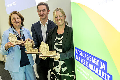 Drei Bündnispartner