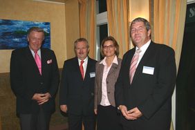 Von links nach rechts: Heinz Lison, Klaus Wehling, Heike Zeitel, Wolfgang Schmitz