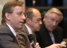 v.l.: Dr. Reinhard Göhner, Dr. Rudolf Speth und Heinz Lison